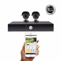 Yale CCTV System - 4 Channel 720p DVR with 2 x 720p Cameras & 1TB HDD
