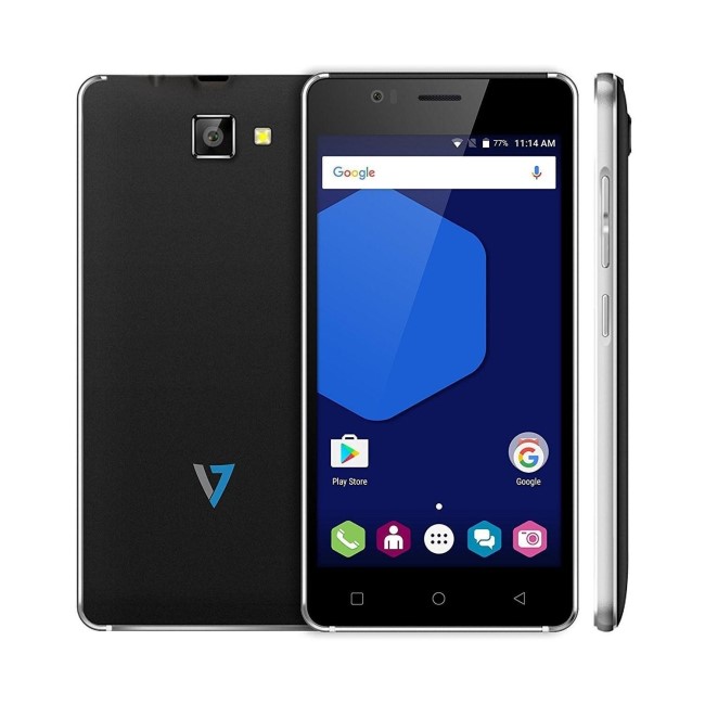 V7 Zyro Black 5" 16GB 4G Dual SIM Unlocked & SIM Free