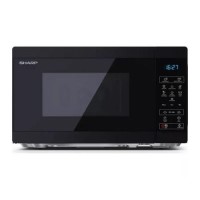 Sharp 20L 800W Solo Microwave - Black