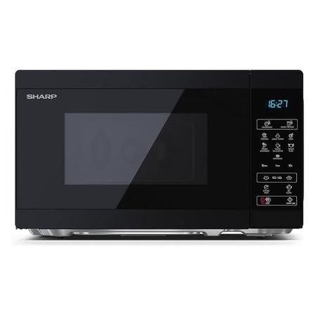 Sharp 20L 800W Solo Microwave - Black YC-MS02U-B | Appliances Direct