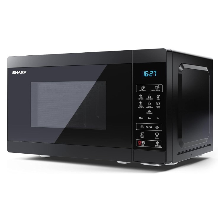 Sharp 20L 800W Solo Microwave - Black