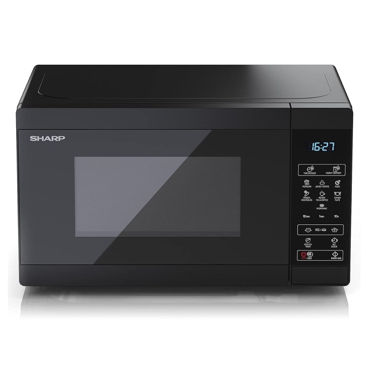 Sharp 20L 800W Solo Microwave - Black