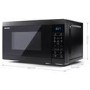 Sharp 20L 800W Solo Microwave - Black