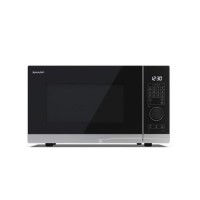 Sharp 25L Freestanding Microwave Oven & Grill - Silver & Black