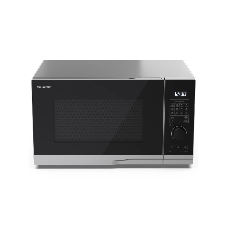 Sharp 25L Freestanding Microwave Oven & Grill - Silver & Black