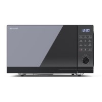 Refurbished Sharp YCGC52BUB 25L Digital Combination Flatbed Microwave - Black