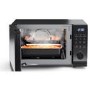 Refurbished Sharp YCGC52BUB 25L Digital Combination Flatbed Microwave - Black