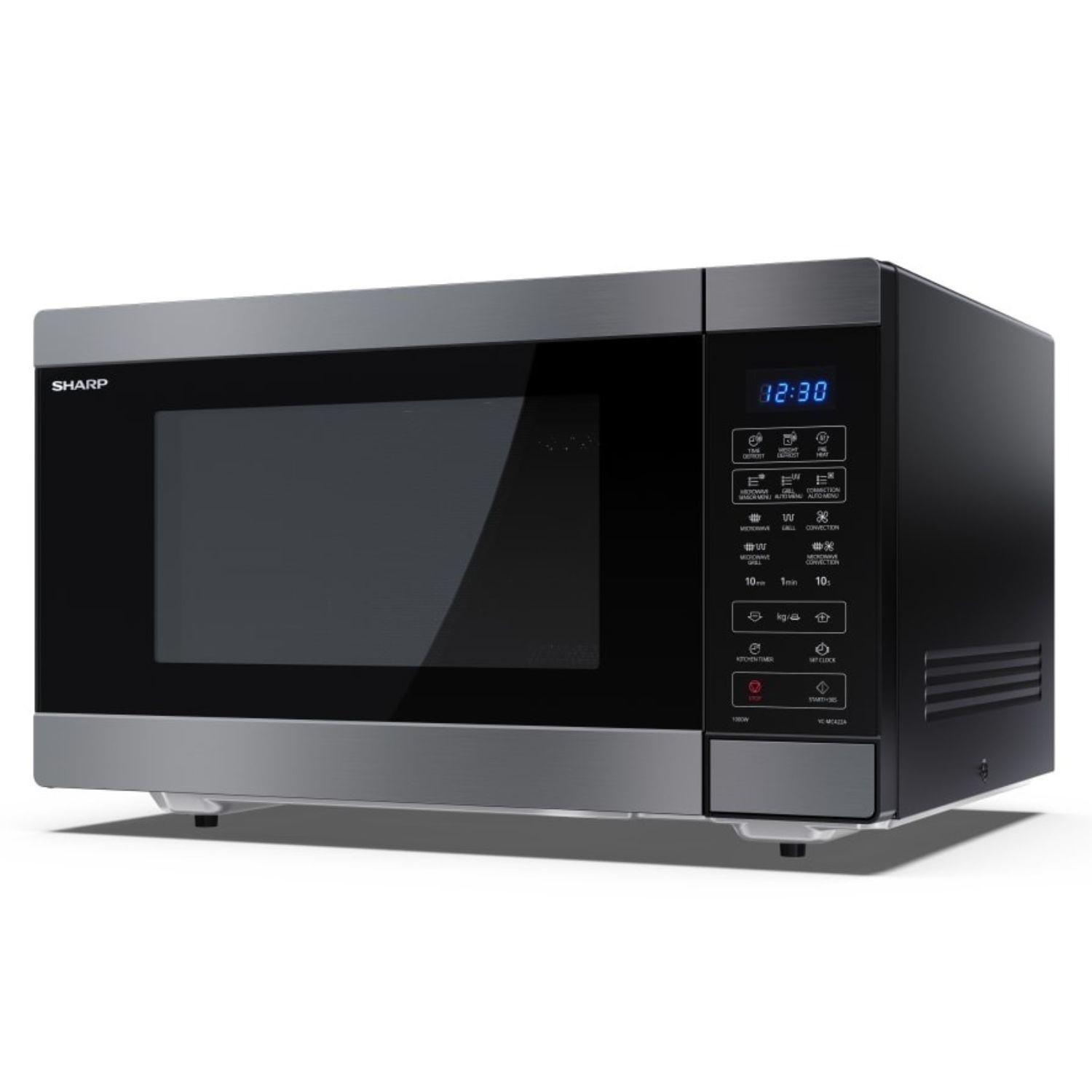 Sharp Grill Machine Sharp 42L Freestanding Combination Microwave Oven & Grill - Black Steel ...