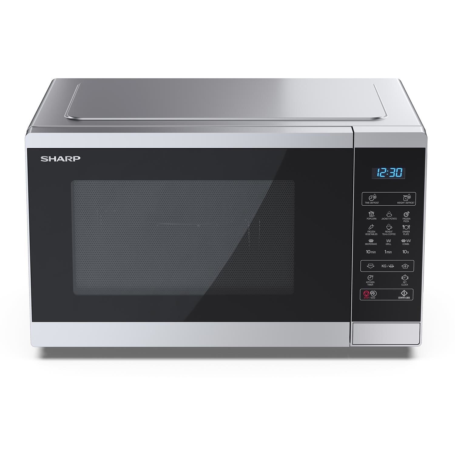 Sharp 25L Freestanding Digital Microwave & Grill - Silver YCMG252AUS ...