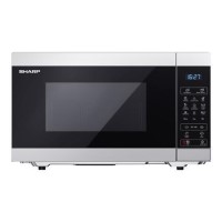 Refurbished Sharp 25L 900W Digital Microwave With Grill Silver