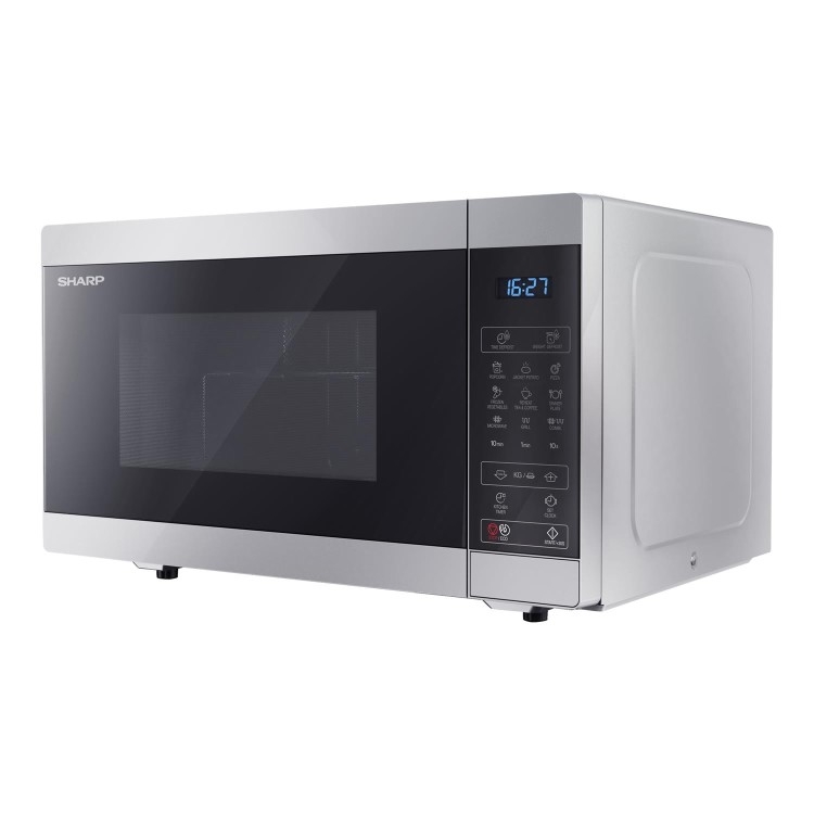 Refurbished Sharp 25L 900W Digital Microwave With Grill Silver