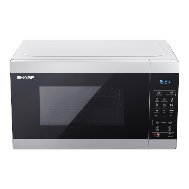 Refurbished Sharp 25L 900W Digital Microwave With Grill Silver
