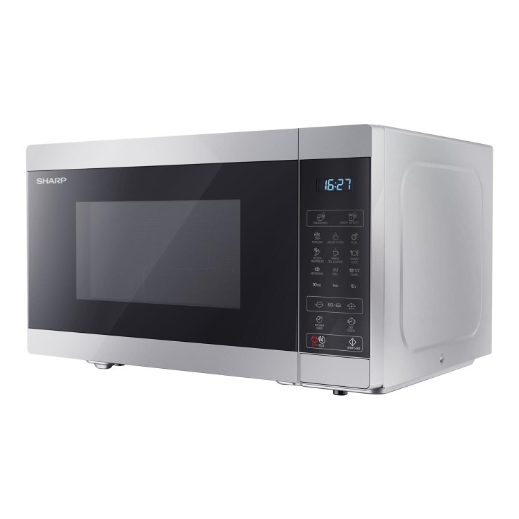 Sharp 28L Freestanding Digital Microwave & Grill - Silver