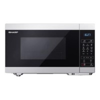 Refurbished Sharp YCMS02US 20L With Grill 800W Digital Microwave Silver