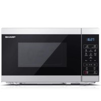 Sharp 20L Freestanding Digital Solo Microwave - Silver