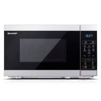 Sharp 20L Freestanding Digital Solo Microwave - Silver