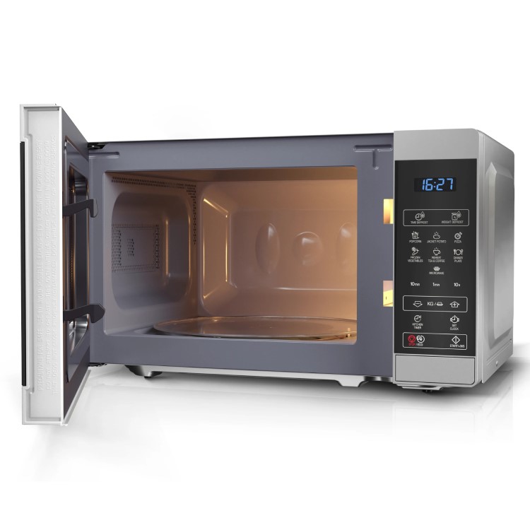 Sharp 20L Freestanding Digital Solo Microwave - Silver