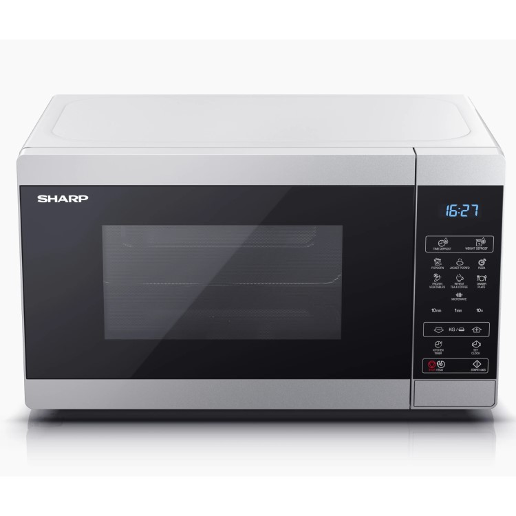 Sharp 20L Freestanding Digital Solo Microwave - Silver