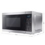 Sharp 20L Freestanding Digital Solo Microwave - Silver
