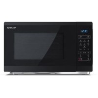 Sharp 25L Freestanding Digital Solo Microwave - Black