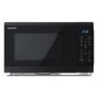 Sharp 25L Freestanding Digital Solo Microwave - Black
