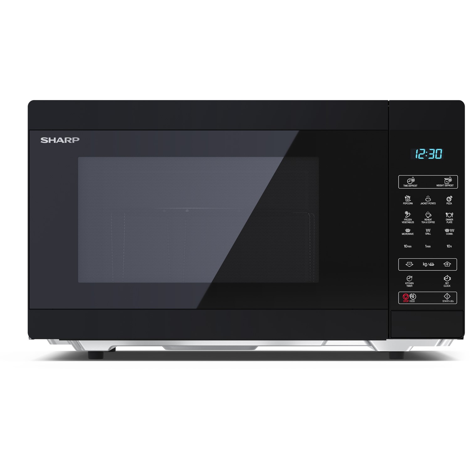 Sharp 25L 900W Digital Microwave Black YCMS51UB Appliances Direct