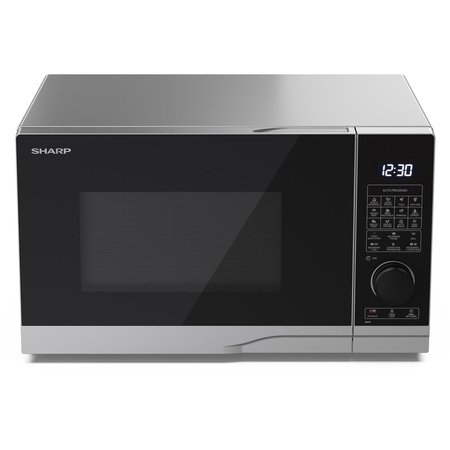 Sharp 25L Freestanding Combination Microwave Oven & Grill - Silver ...