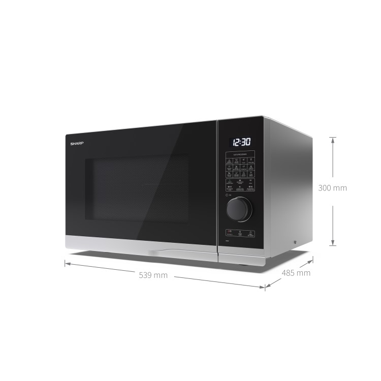 Sharp 28L Freestanding Combination Microwave Oven & Grill - Silver