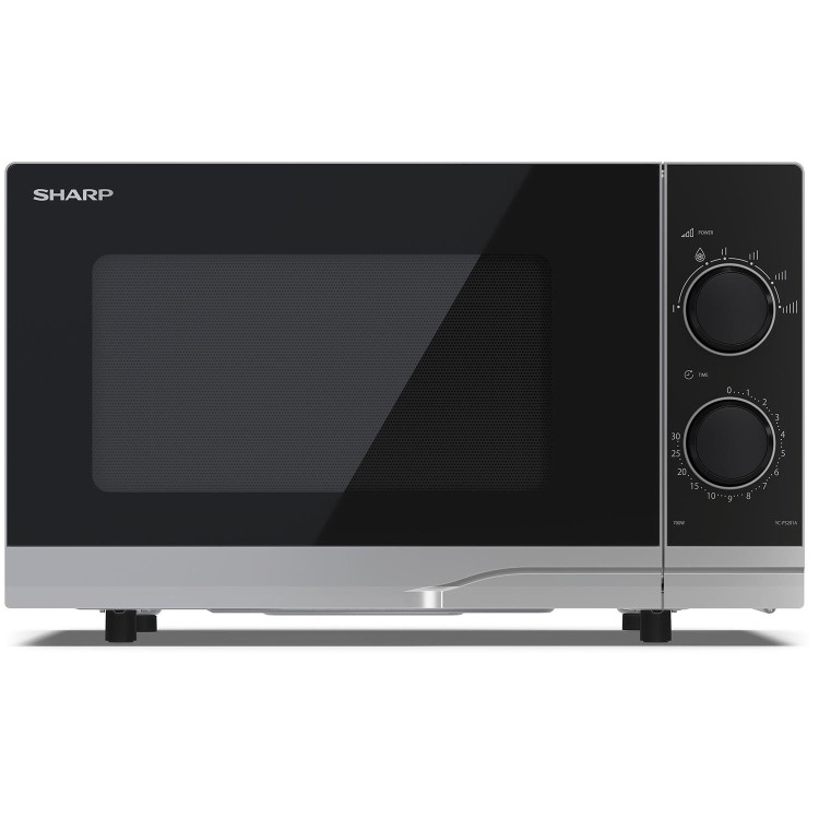 Sharp 20L 700W Solo Microwave - Silver
