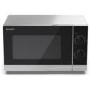 Sharp 20L 700W Solo Microwave - Silver