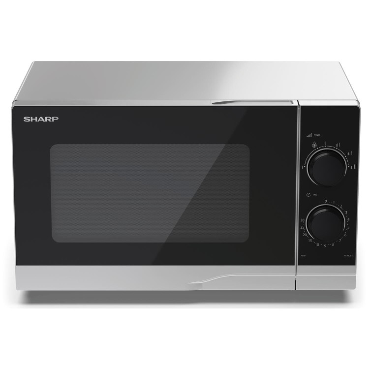 Sharp 20L 700W Solo Microwave - Silver