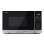 Sharp YC-PS254AU-S 25L 900w Solo Microwave – Silver 10 Power Levels & Auto Defrost