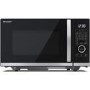 Refurbished Sharp YCQC254AUB 25L 900W Digital Combination Flatbed Microwave Black