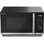 Refurbished Sharp YCQC254AUB 25L 900W Digital Combination Flatbed Microwave Black