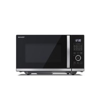 Sharp 23L 900W Digital Flatbed Microwave with Grill - Black