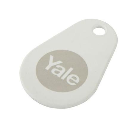 Yale Key Tag White
