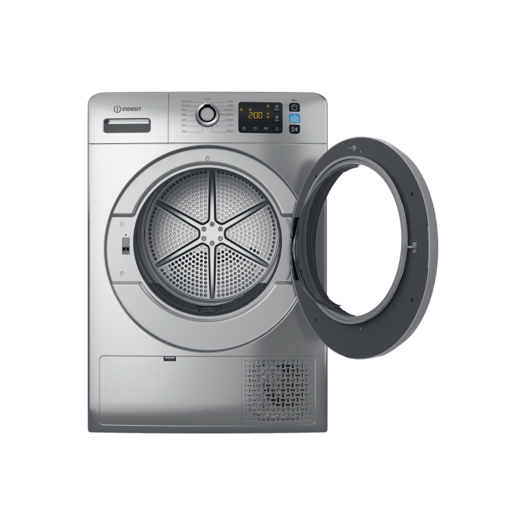 Indesit Push&Go 8kg Heat Pump Dryer - Silver