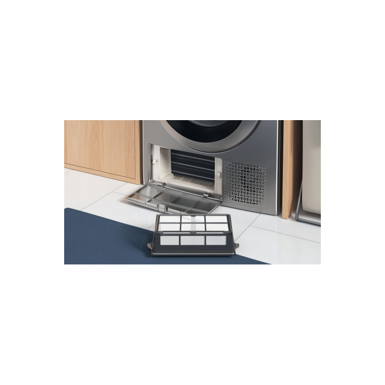 Indesit Push&Go 8kg Heat Pump Dryer - Silver