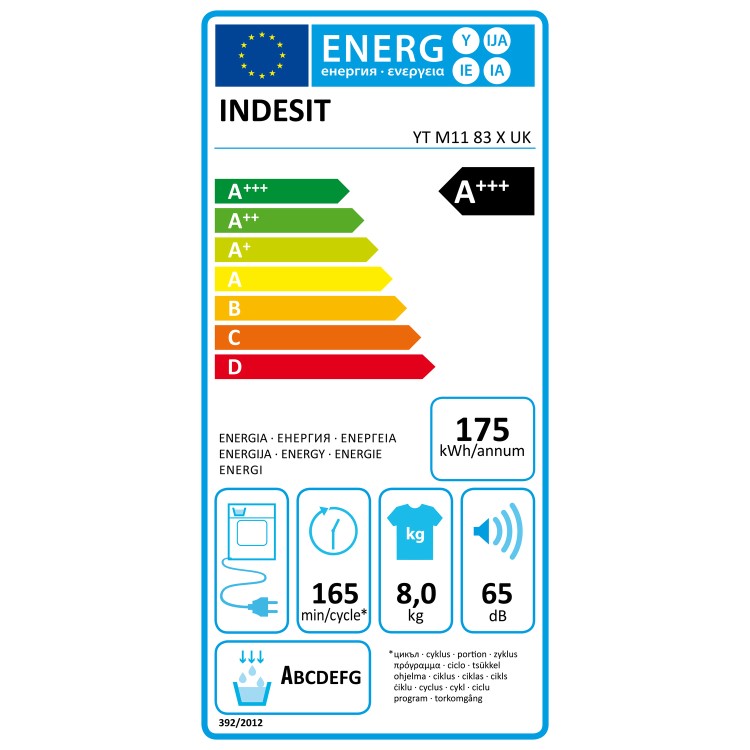 Indesit 8kg Heat Pump Tumble Dryer - White