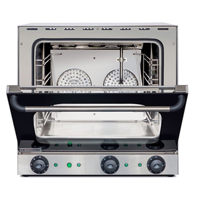 Culinox Twin Fan Convection Oven with Steam & Grill - 62 Ltr, Stainless Steel Chamber