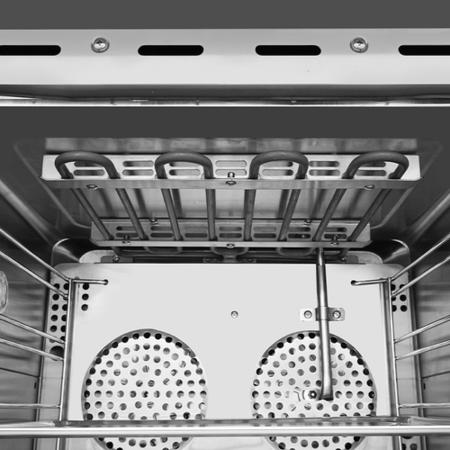 Culinox Twin Fan Convection Oven with Steam & Grill - 62 Ltr, Stainless Steel Chamber
