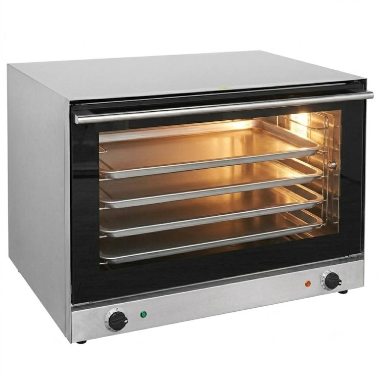 Culinox Bakery Convection Oven with Steam & Reversing Fans - For 600 x 400mm Trays Hardwired