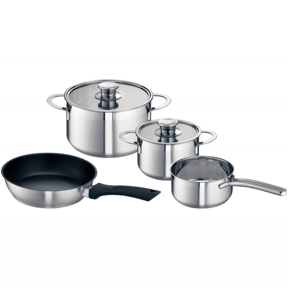 Neff Z9442X0 Four Piece Pan Set For Induction Hobs Appliances Direct
