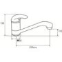 Reginox ZAMBESI Single Lever Chrome Mixer Tap