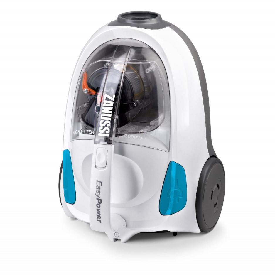 Zanussi ZAN1802 EasyPower Bagless Cylinder Vacuum Cleaner White And