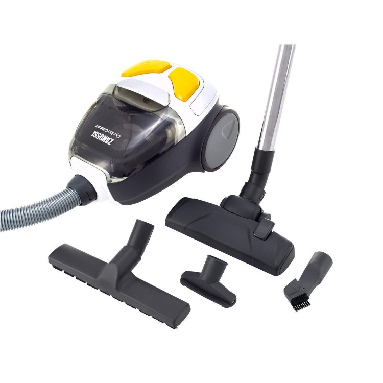 Zanussi ZAN1910UEL CyclonClassic All Floor Cylinder Vacuum Cleaner Grey Black & Yellow