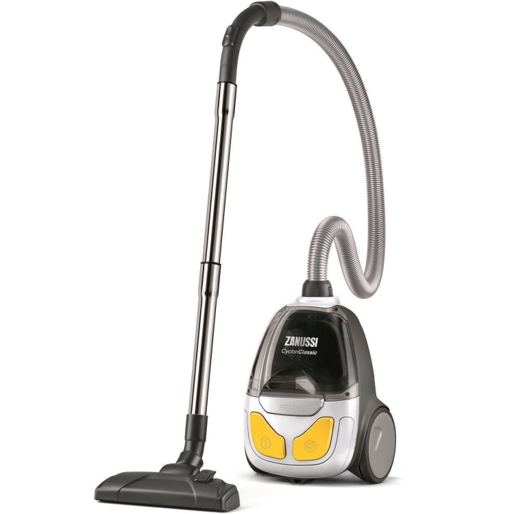 Zanussi ZAN1910UEL CyclonClassic All Floor Cylinder Vacuum Cleaner Grey Black & Yellow