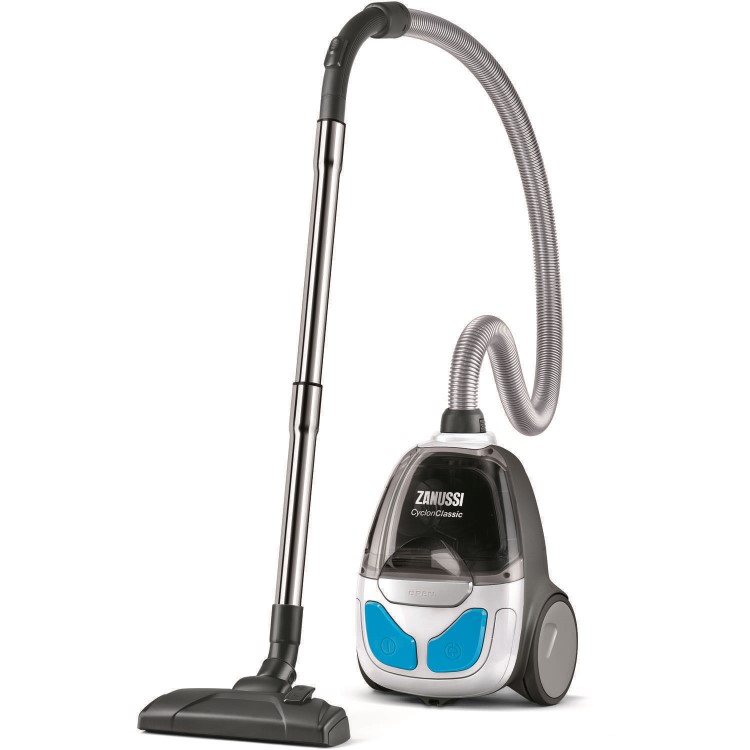 Zanussi ZAN1930UEL CyclonClassic Pet Cylinder Vacuum Cleaner White & Blue