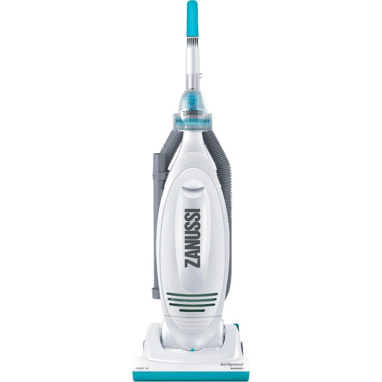 Zanussi ZAN2057AZ AirSpeed Upright Vacuum Cleaner - White Grey & Blue