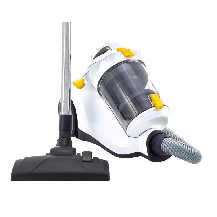 Zanussi ZAN7860UKEL Origin Cylinder Vacuum Cleaner Ice White & Yellow
